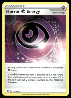 2020 Sword & Shield - Rebel Clash Horror {P} Energy Uncommon #172 - Image 1