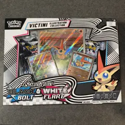 Pokemon Black Bolt & White Flare Victini Illustration Collection Box SV (SEALED) - Image 1