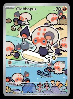 Clobbopus 207/191 Illustration Rare Pokemon tcg SV08: Surging Sparks NM - Image 1