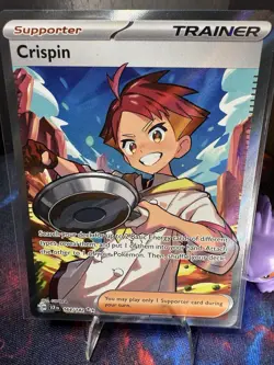 Crispin 164/142 Pokemon TCG Stellar Crown Ultra Rare Holo (NM) - Image 1