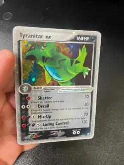 Pokemon Tyranitar EX Ultra Rare Holo 111/115 Unseen Forces - Image 1