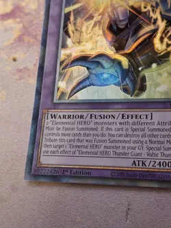 Elemental Hero Thunder Giant - Voltic Thunder Collectors Rare YuGiOh MZMU-EN029 - Image 2