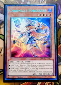 Chronicle Sorceress (Collectors Rare) - MZMU-EN032 - Yu-Gi-Oh TCG - Image 1