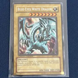 Konami Blue-Eyes White Dragon BPT-003 2002 Collectors Tin Secret Rare Holo - Image 1