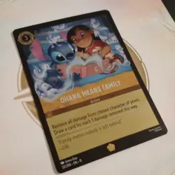 Disney Lorcana TCG Ohana Means Family 32/204 Winterspell Foil - Image 2
