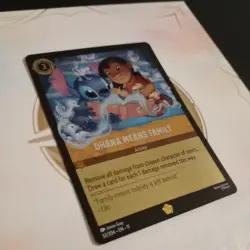 Disney Lorcana TCG Ohana Means Family 32/204 Winterspell Foil - Image 3