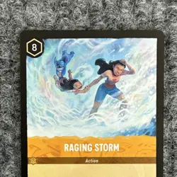 Disney Lorcana Winterspell Raging Storm 28/204 Super Rare NM - Image 3