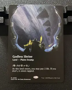 Godless Shrine #0280 Borderless Rare FOIL Edge of Eternities Magic MTG - Image 1