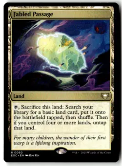 MTG Fabled Passage [EOC - 60] NM 3-57 - Image 1