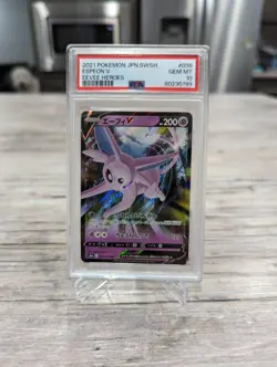 💎PSA 10 GEM MINT 2021 Pokemon Japanese Eevee Heroes ESPEON V #035 Full Art - Image 1