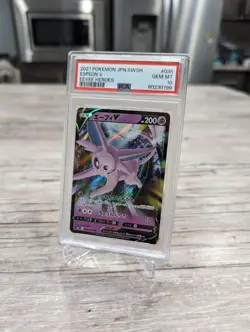 💎PSA 10 GEM MINT 2021 Pokemon Japanese Eevee Heroes ESPEON V #035 Full Art - Image 3