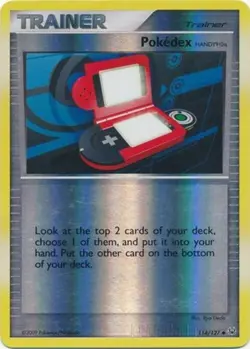 Pokemon Pokedex 114/127 Reverse Holo Platinum Base MP - Image 1