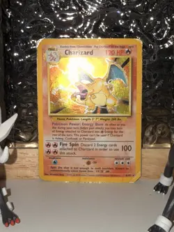 Pokemon Charizard Base Set Holo Rare Card 4/102 1999 - Image 3