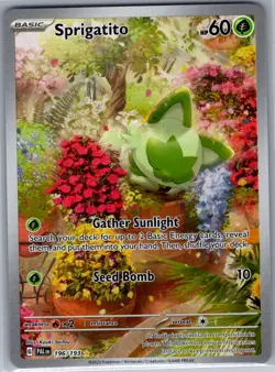 Sprigatito 196/193 SV02: Paldea Evolved - Pokemon Card - NM - Image 1