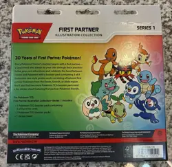 Pokemon First Partner Illustration Collection Sealed Series 1 + Mega Phantasmal - Image 2