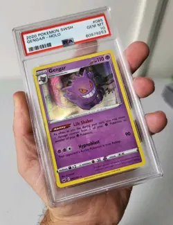 Gengar 085/202 - Sword and Shield Base Set *PSA 10 - GEM MINT* Holo Pokemon Card - Image 4
