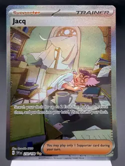 Jacq 250/198 - Special Illustration Rare - Scarlet & Violet Pokemon Card NM - Image 1