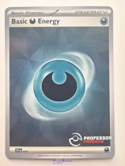 Pokemon Card Basic Darkness Energy Holo Promo SCR SVE Professor Program 015 2024 - Image 1