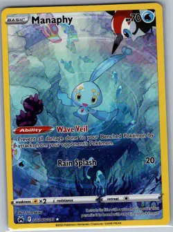Manaphy GG06/GG70 Crown Zenith: Galarian Gallery - Pokemon Card - NM - Image 1