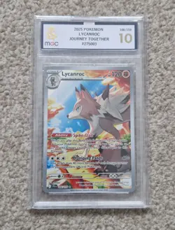 MGC 10 - Lycanroc 166/159 Pokemon Card - 2025 Journey Together - Image 1