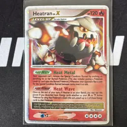 Pokemon TCG Heatran LV X Promo Holo Pokemon Promos DP31 Holo Promo Promo - Image 1