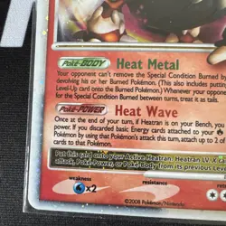 Pokemon TCG Heatran LV X Promo Holo Pokemon Promos DP31 Holo Promo Promo - Image 5