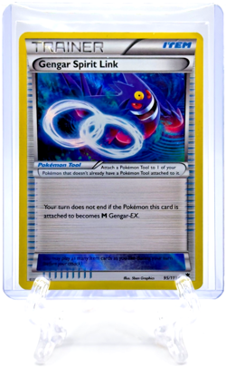 GENGAR SPIRIT LINK 2014 Pokemon TCG XY Phantom Forces #95/119 HOLO MODERATE PLAY - Image 1