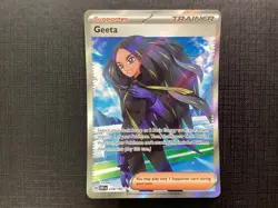 Pokemon Greeta 218/197 Trainer Full Art Secret Rare Obsidian Flames NM 2023 - Image 1