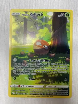 Hisuian Voltorb GG01/GG70 Crown Zenith: Galarian Gallery Holo Pokemon TCG NM - Image 1