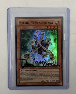 Signed Dan Green Vylon Pentachloro “yugi” Yu-Gi-Uh! Trading Card Game 1996 Auto - Image 1