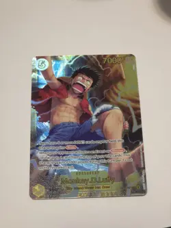 One Piece Monkey D Luffy Alt Art Secret Rare English NM/Mint OP15 TCG Pack Fresh - Image 1