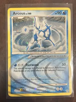 Pokemon TCG Arceus Arceus AR4 Holo Rare Basic Fastwave 2009 English Card - Image 1