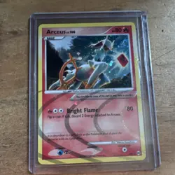 Pokemon Arceus AR3 Holo Rare Card 80 HP Bright Flame 2009 Arceus Set - Image 1