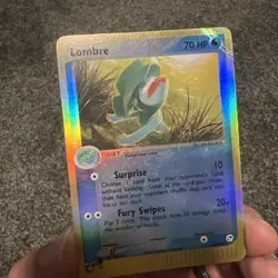 Lombre 46/100 | 2003 Pokemon EX Sandstorm Reverse Holo | Damaged - Image 1