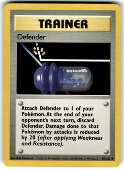 DEFENDER - 80/102 - Base Set - Pokemon Card - LP - Image 1