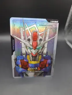 Gundam Aerial R-009 C+ Foil Card Game Resource Gundam Japanese Bandai Rare - Image 2