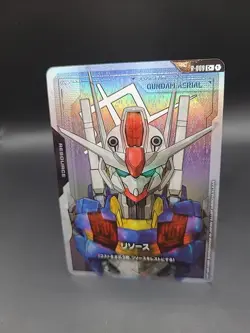 Gundam Aerial R-009 C+ Foil Card Game Resource Gundam Japanese Bandai Rare - Image 3