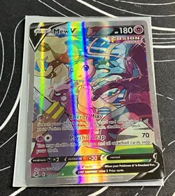 Mew V 251/264 Full Art Fusion Strike Pokemon Card Ultra Rare NM - Image 3