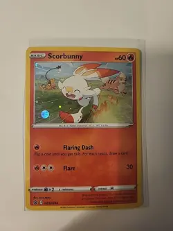 Scorbunny - (Cosmos Holo) SWSH244 SWSH: Sword & Shield Promo Cards Holo - Image 1