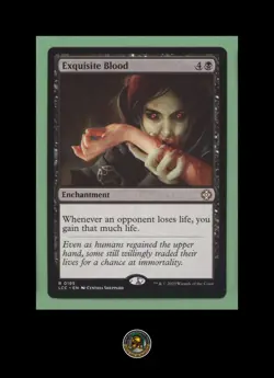 Commander: The Lost Caverns of Ixalan #195 Exquisite Blood - Image 1