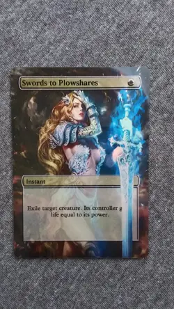 MTG - Swords to Plowshares - Foil Fanart - Image 1