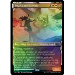 Foil Drana And Linvala (showcase) M/NM Magic MTG March Of The Machine - Image 1