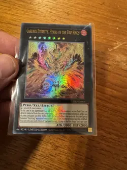 YuGiOh Garunix Eternity Hyang of the Fire Kings 25LP Emblazoned Ultra Rare - Image 1