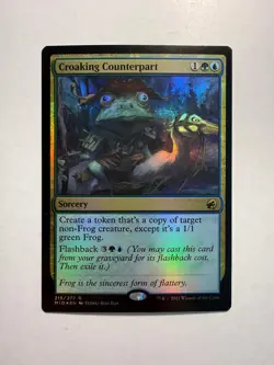 Croaking Counterpart 215 MTG Innistrad: Midnight Hunt Foil - Image 1