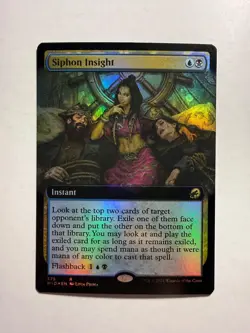 Siphon Insight (Extended Art) 375 MTG Innistrad: Midnight Hunt Foil - Image 1