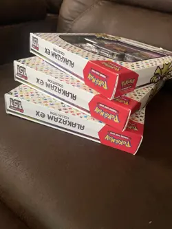 3 Pokemon Scarlet & Violet 151 Alakazam ex Collection Boxes Factory Sealed - Image 3