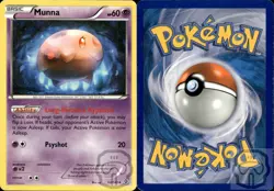 Munna 68/149 UC Boundaries Crossed Pokemon Reverse Holo LP - Image 2
