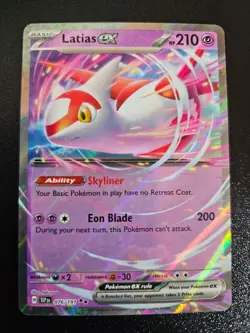 Latias EX 076/191 Double Rare Pokemon Surging Sparks - Image 1