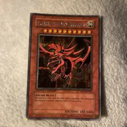 Slifer the Sky Dragon YMA-EN001 Secret Rare Limited Edition MP With Sleeve - Image 1