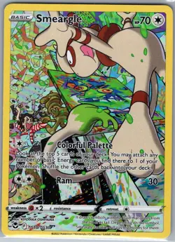 Smeargle TG10/TG30 SWSH12: Silver Tempest Trainer Gallery - Pokemon Card - NM - Image 1